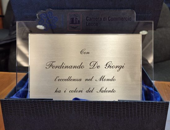 La Camera di Commercio di Lecce premia Fefè De Giorgi – pluricampione del mondo di volley - come Ambasciatore del Salento e della Puglia - Corriere Salentino