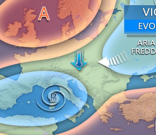 3BMETEO.COM: “Arriva il ciclone di Natale con pioggia, neve anche a bassa quota, vento e clima più freddo”