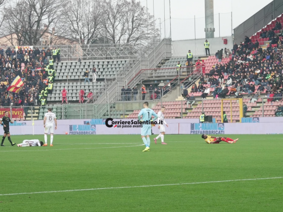 Giallorossi sconfitti allo “Zini”, Cremonese-Lecce 2-0 - Corriere Salentino