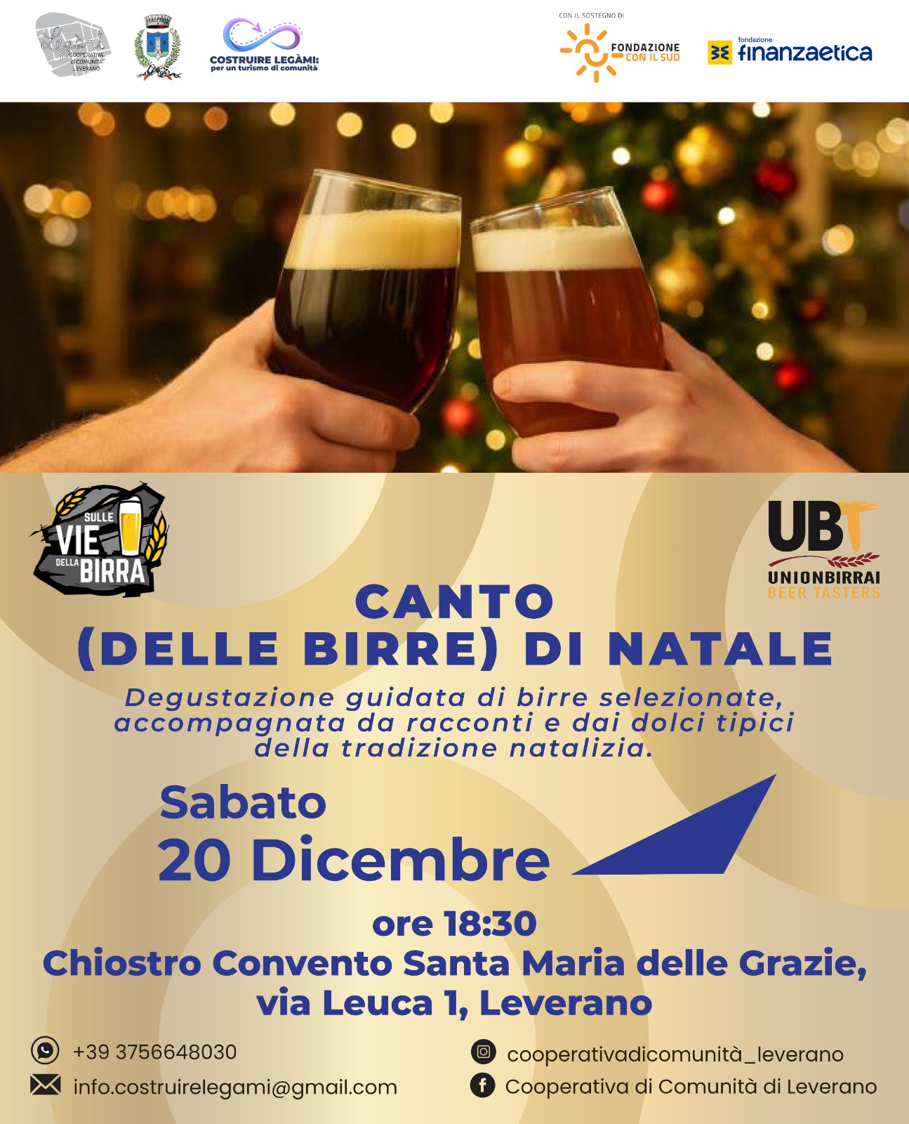 Canto (delle birre) di Natale: un viaggio sensoriale tra tradizioni, degustazioni e purciddruzzi - Corriere Salentino
