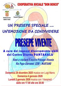 Un messaggio di inclusione e speranza: al via a Martano il presepe speciale dei ragazzi diversamente abili del centro diurno Panta Kalà - Corriere Salentino