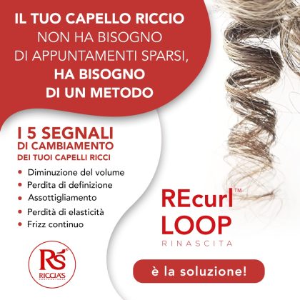 Riccia's Professional presenta REcurl Loop™: il nuovo protocollo professionale per ottenere il "Loop Perfetto" nei capelli ricci - Corriere Salentino