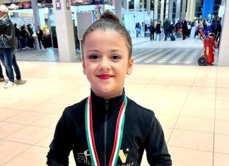 Serana De Pietro diventa vicecampionessa italiana di ginnastica ritmica a soli 9 anni