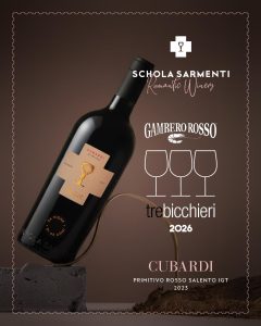 Schola Sarmenti, nel 2025 premi che portano il Salento nell’élite del vino mondiale - Corriere Salentino