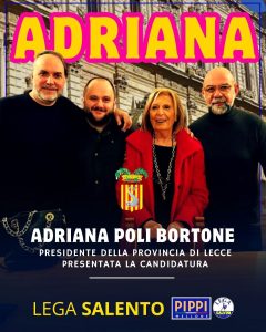 Provinciali, la presentazione della candidatura di Poli Bortone: “Esperienza amministrativa, capacità di governo, profilo autorevole” - Corriere Salentino