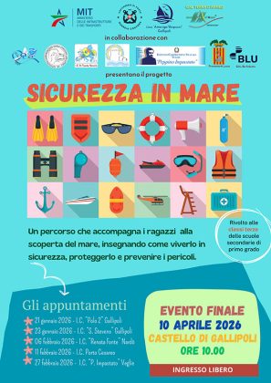 Scoprire, vivere e proteggere il mare: parte il progetto sulla sicurezza dedicato ai giovanissimi - Corriere Salentino