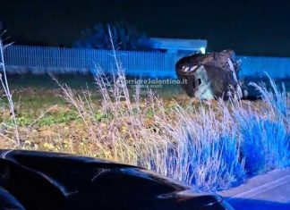 Tragedia all’alba: auto si ribalta sulla provinciale. Un 24enne perde la vita