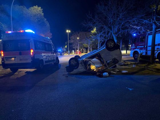 Coppia si ribalta con l’auto in città: lui muore sul colpo, lei finisce in ospedale - Corriere Salentino