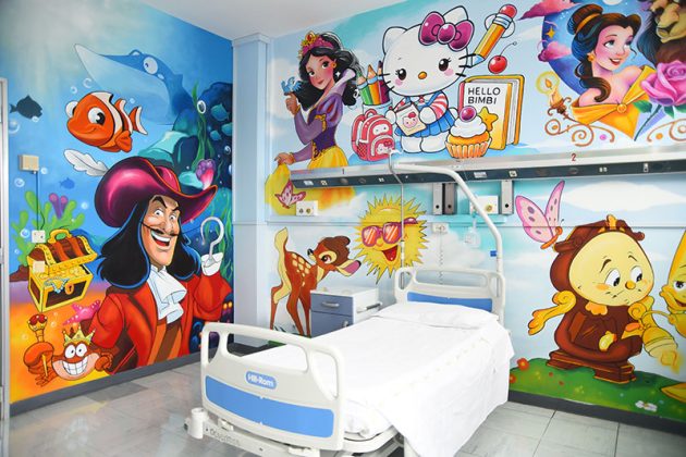 Donata l'umanizzazione pittorica della stanza pediatrica del reparto di Oculistica del Vito Fazzi - Corriere Salentino