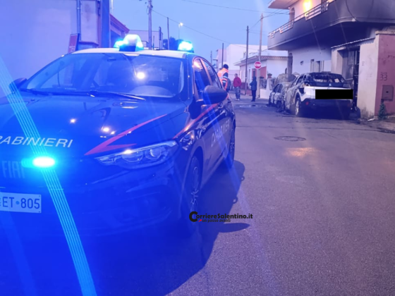 Fuoco alle prime luci dell’alba: due auto distrutte e una terza danneggiata - Corriere Salentino