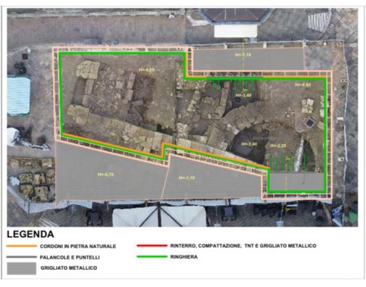 Scavi anfiteatro, al via realizzazione dei camminamenti pedonali sull'area archeologica di via Alvino - Corriere Salentino