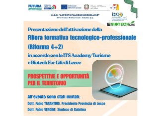Scuola, territorio e futuro: il 10 febbraio l’IISS “Laporta/Falcone-Borsellino” di Galatina presenta i nuovi percorsi formativi
