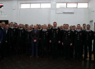 Il saluto della provincia leccese al Generale Mannucci Benincasa: apprezzamento per l’azione dei carabinieri a tutela della collettività