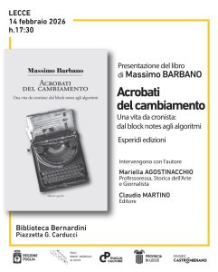 Il saggio di Massimo Barbano sul cambiamento epocale del giornalismo: "L’algoritmo non conosce il dubbio né si pone problemi etici” - Corriere Salentino