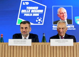 Il presidente Decaro alla presentazione del 62° Torneo delle Regioni di calcio a 11: “Una palestra sportiva e umana e un grande attrattore turistico”