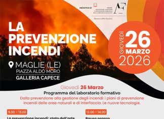 Allarme incendi nel Salento: oltre 5.800 roghi in un’estate. A Maglie il 26 marzo il laboratorio degli agronomi per rafforzare la prevenzione