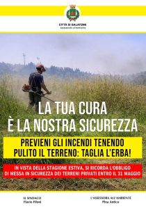Galatone lancia la campagna antincendi: obbligo di pulizia dei terreni entro il 31 maggio - Corriere Salentino