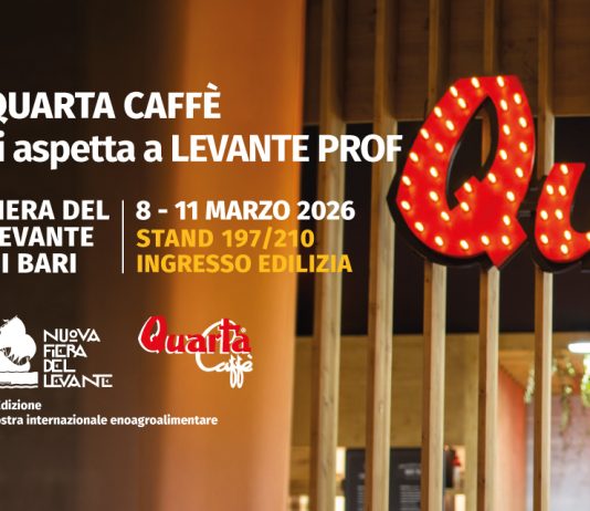 QUARTA CAFFÈ protagonista a LEVANTE PROF 2026 dall’8 all’11 marzo