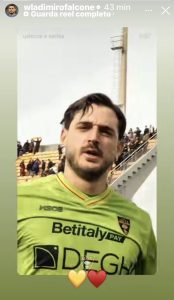 Falcone incita i tifosi in dialetto salentino - Corriere Salentino