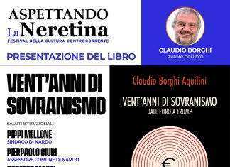 Aspettando la neretina, l’onorevole Borghi presenta il suo libro a Nardò