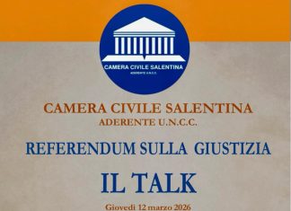 La Camera Civile Salentina torna a discutere di giustizia: a Tuglie il secondo talk sul referendum