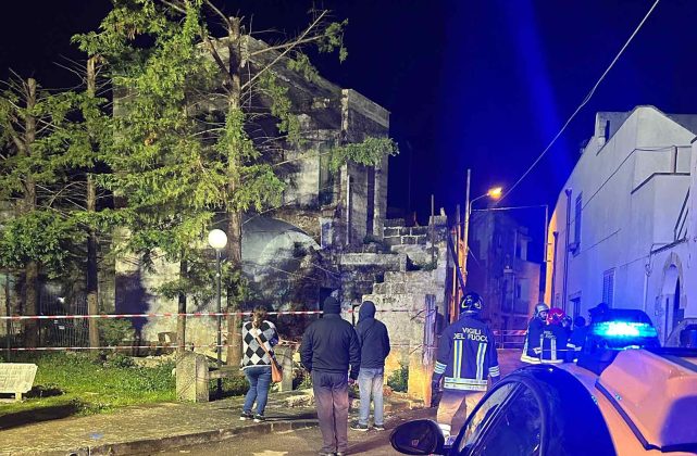 Paura in provincia, crolla parte di un edificio: area interdetta e nessun ferito - Corriere Salentino