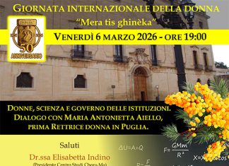 Sternatia celebra la Giornata Internazionale della Donna con un incontro su scienza, istituzioni e leadership femminile