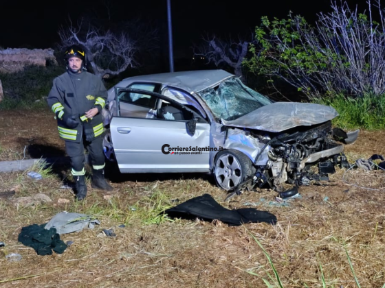Auto si ribalta nei pressi di Alliste, ferito un 33enne - Corriere Salentino