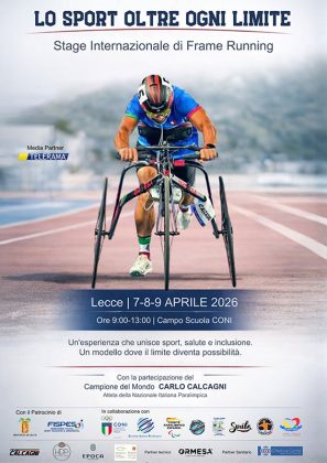 "Lo sport oltre ogni limite": Frame Running al campo Coni di Lecce dal 7 al 9 aprile - Corriere Salentino