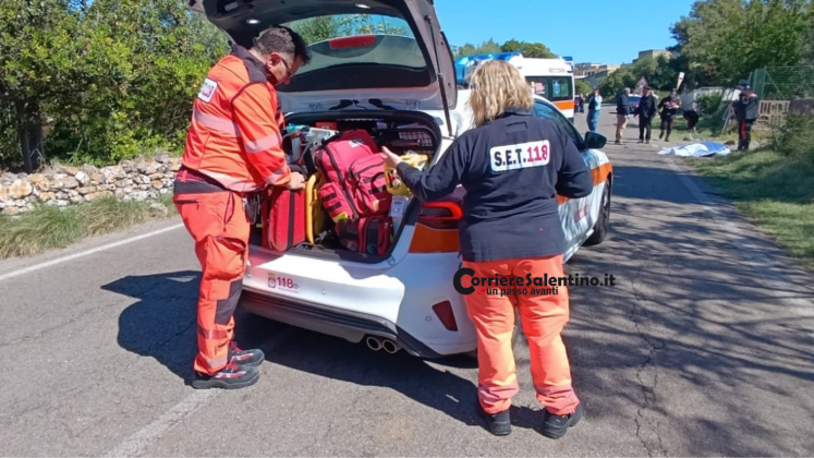 Scontro tra moto e auto sulla SP 72: muore 49enne - Corriere Salentino