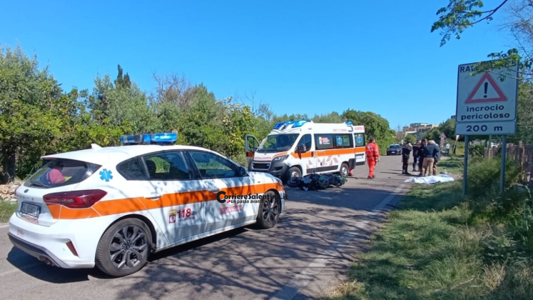 Scontro tra moto e auto sulla SP 72: muore 49enne - Corriere Salentino