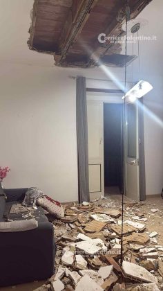 Crolla solaio a Monteroni: ferita una donna - Corriere Salentino