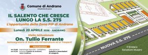 Andrano punta sulla 275: Ferrante in visita per il rilancio della Zona PIP - Corriere Salentino