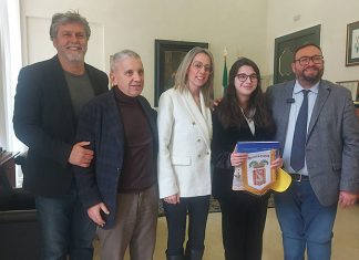 Il Presidente Tarantino ha ricevuto a Palazzo Adorno la studentessa salentina che tra pochi giorni rappresenterà l’Italia alle “Olimpiadi Europee Femminili di Matematica”