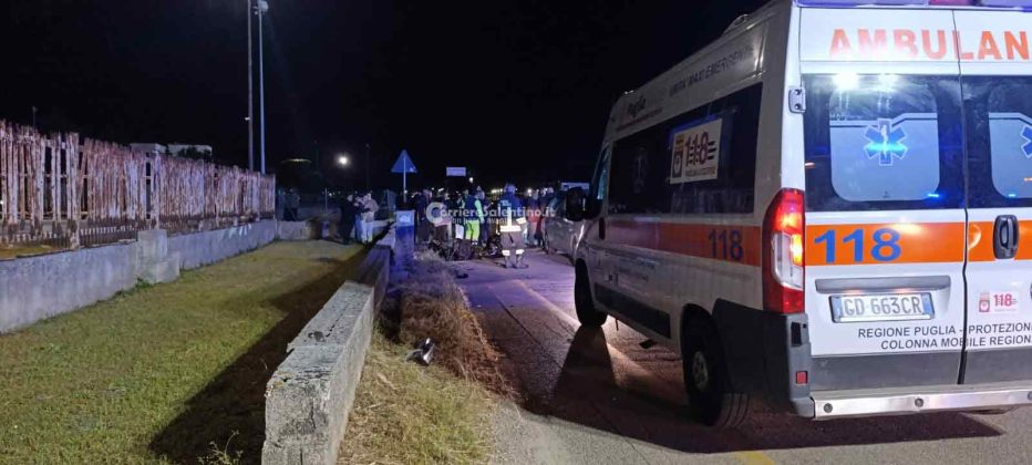 Drammatico scontro tra auto e moto lungo la Statale 275, perde la vita un 25enne - Corriere Salentino