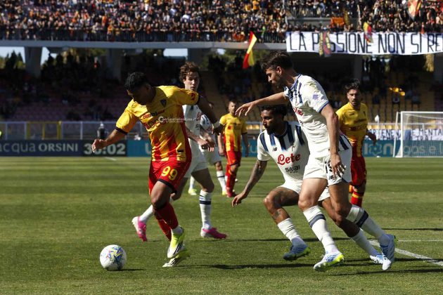 Fischi al Via del Mare per i giallorossi, Lecce-Atalanta 0-3 - Corriere Salentino
