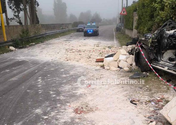 Schianto contro il muro di recinzione, muore un 21enne - Corriere Salentino