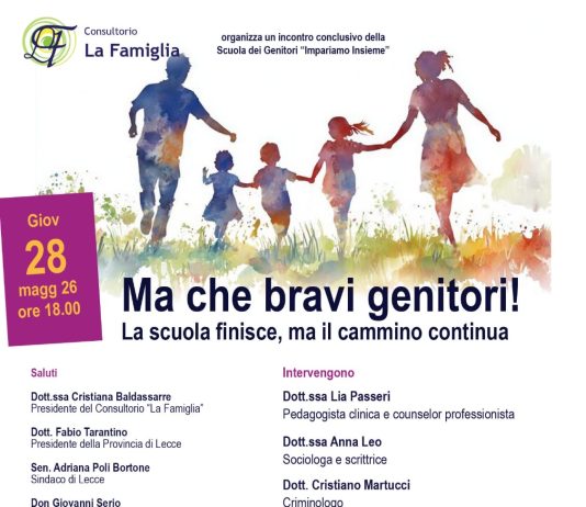 Si conclude con successo la prima edizione della Scuola per Genitori “Impariamo Insieme”: incontro finale il 28 maggio