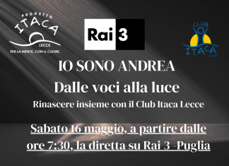 “Io sono Andrea”: il nuovo video di Club Itaca Lecce in onda su Rai 3 Regione