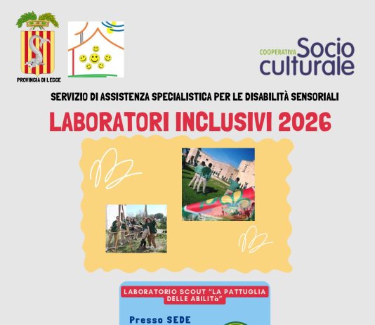 Un laboratorio per i bambini del servizio di integrazione scolastica