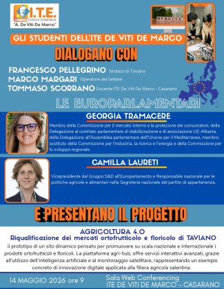 Scuola e territorio fanno rete: il De Viti De Marco di Casarano e Taviano presentano Agri-Hub all’Europa - Corriere Salentino