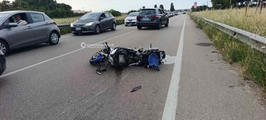 Schianto in moto sulla statale 275: noto avvocato in prognosi riservata - Corriere Salentino