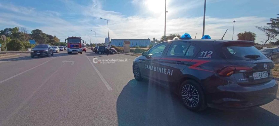 Violento scontro tra auto e due occupanti di una delle vetture finiscono in ospedale in codice rosso - Corriere Salentino