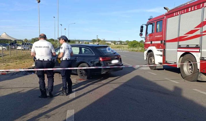 Violento scontro tra auto e due occupanti di una delle vetture finiscono in ospedale in codice rosso - Corriere Salentino