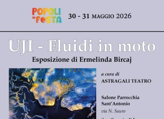 Astràgali Teatro partecipa a “Popoli in Festa” con la mostra “UJI – Fluidi in Moto”