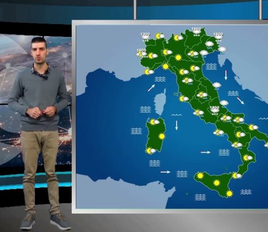 Le previsioni meteo del weekend