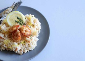 La ricetta del giorno: risotto gamberetti e limone
