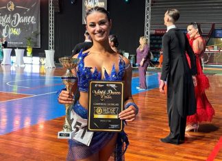 La trepuzzina Giorgia Poletì conquista il primo posto nella WDSF solo Latin Female Adult
