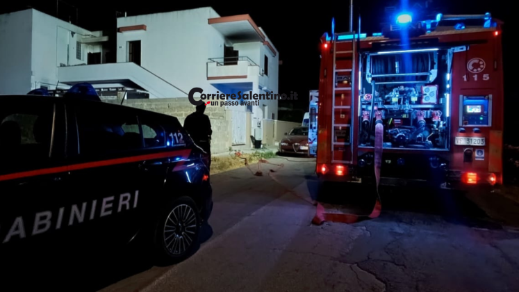Fiamme in un'abitazione a Melissano, danni limitati grazie al pronto intervento dei soccorsi - Corriere Salentino
