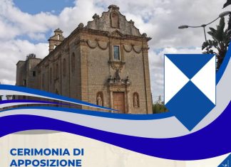 Squinzano celebra l’apposizione dello Scudo Blu sul Santuario della Santissima Annunziata